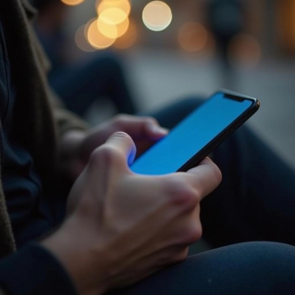 Man holding phone